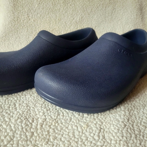 Crocs On The Clock LiteRide™ Navy Work Slip-On - Sz W/10, M/8 - Picture 8 of 9